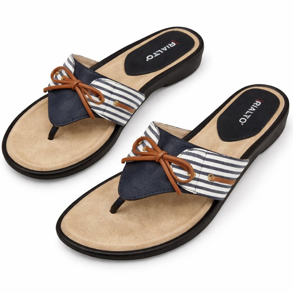 RIALTO Candid Thong Sandals Slip-On Shoes Size 11M